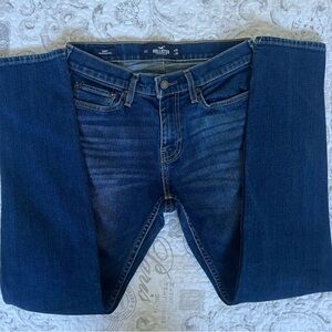 Hollister Men's Dark Blue Slim Jeans